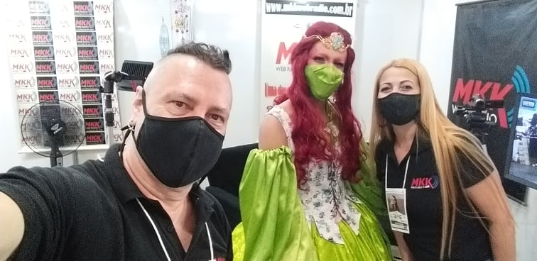 Markko Mendes - Visitante e Solange Prado