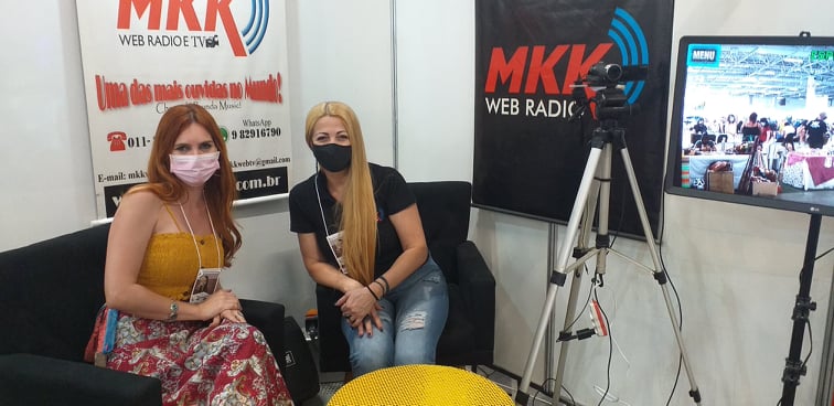 Visitante e Solange Prado