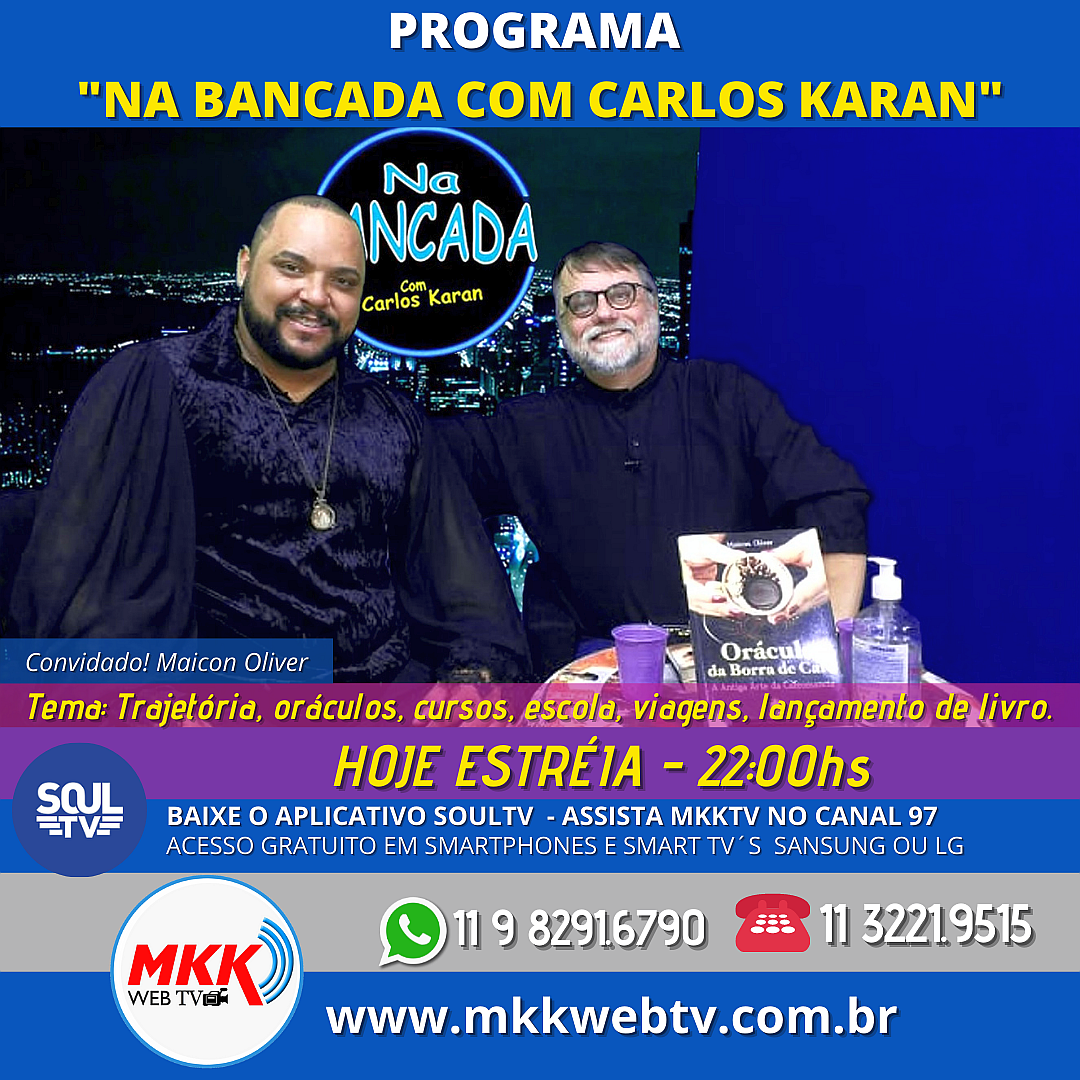 HOJE ESTREIA O PROGRAMA 