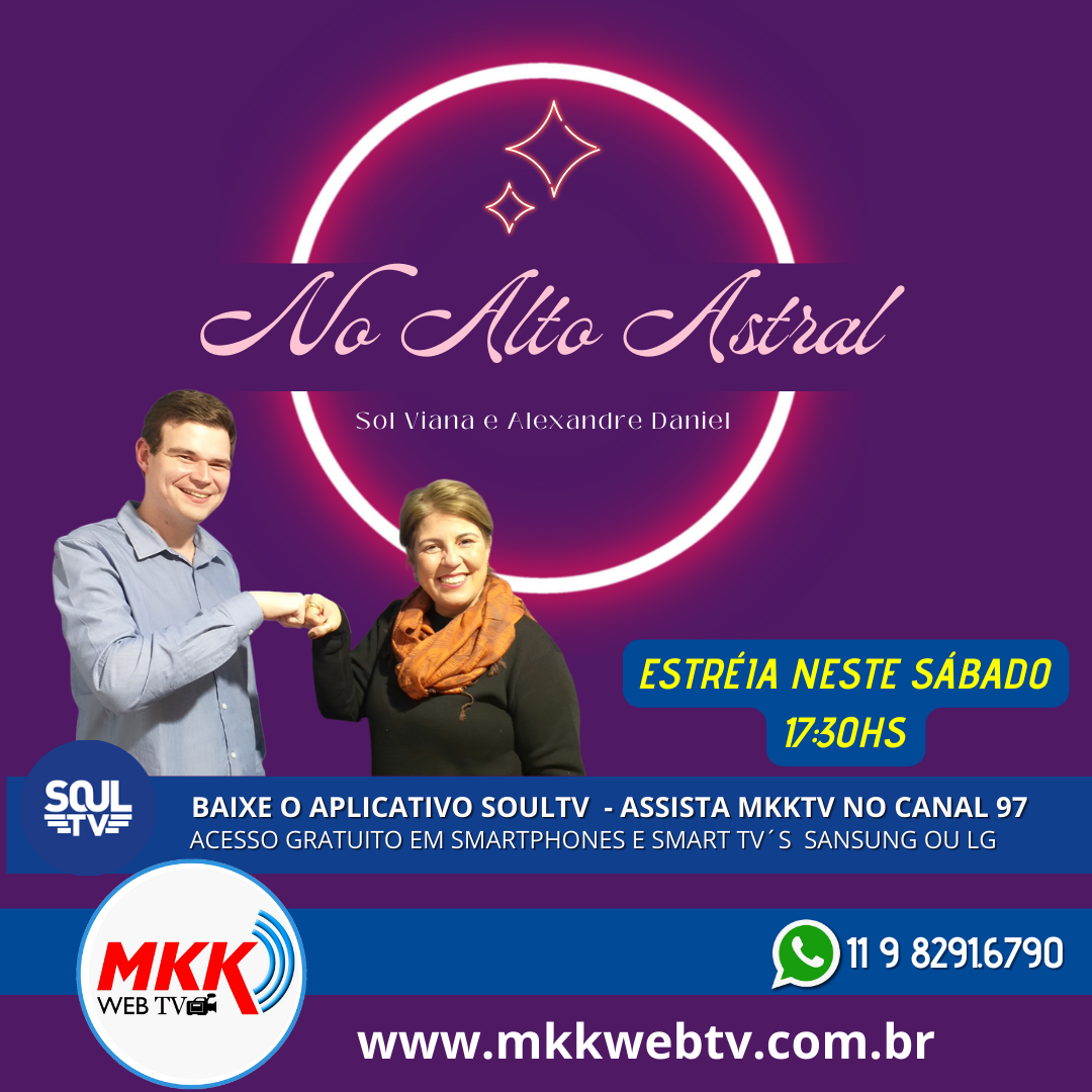 NESTE SÁBADO ESTRÉIA 17:30 HORAS O PROGRAMA 