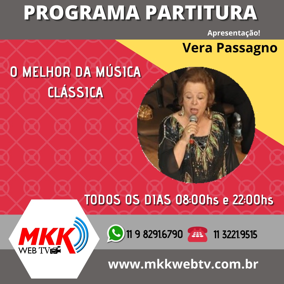 Vera Pessagno nos brindando com o melhor da música classica no geral.